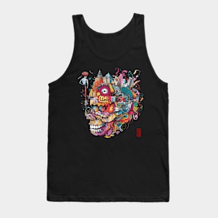 Color skull Tank Top